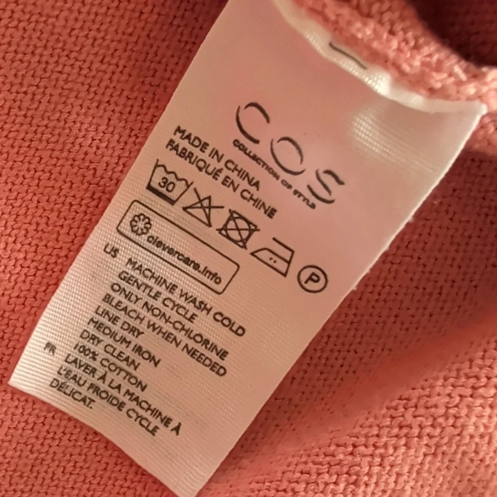 COS Pink Ruffle Hem Pullover Top - Picture 10 of 10